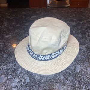 VTG EMS Sun Hat Bucket S/M 100% Cotton Beach Vacation Golf Eastern Mountain